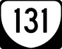 State Route 131 marker