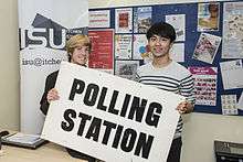 Every year the college votes for its student union members.
