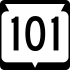 State Trunk Highway 101 marker