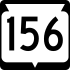 State Trunk Highway 156 marker