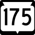 State Trunk Highway 175 marker