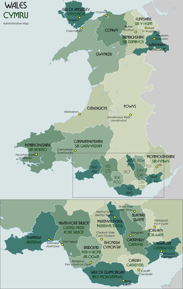 Wales Administrative Map 2009.png