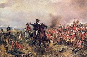 Wellington at Waterloo, by Robert Alexander Hillingford