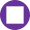 White square in purple background
