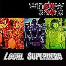 CD artwork for 2011 single "Local Superhero"