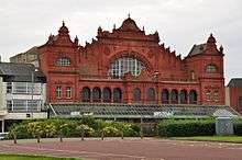 Exterior of the Winter Gardens in Morecambe