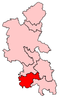 A small-to-medium sized constituency, situated in the southwest of the county.