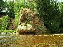 Nature in Gauja National Park, Latvia.